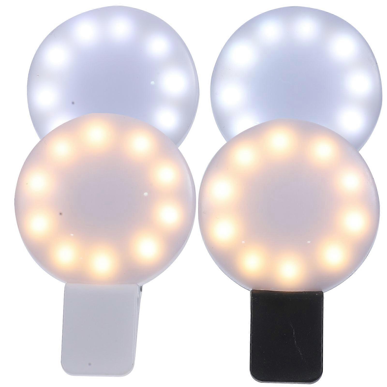 Rechargeable Nurse Light Clip On for Purse with Warm Comfortable Light Assorted Color 50mah Battery