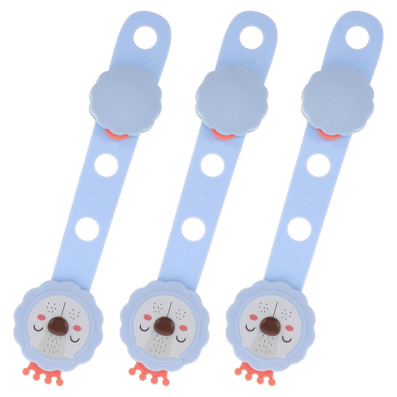 Child Safety Lock Crafted from ABS PE Plastic for Cabinets Drawers in Sky Pcs No Drill Required