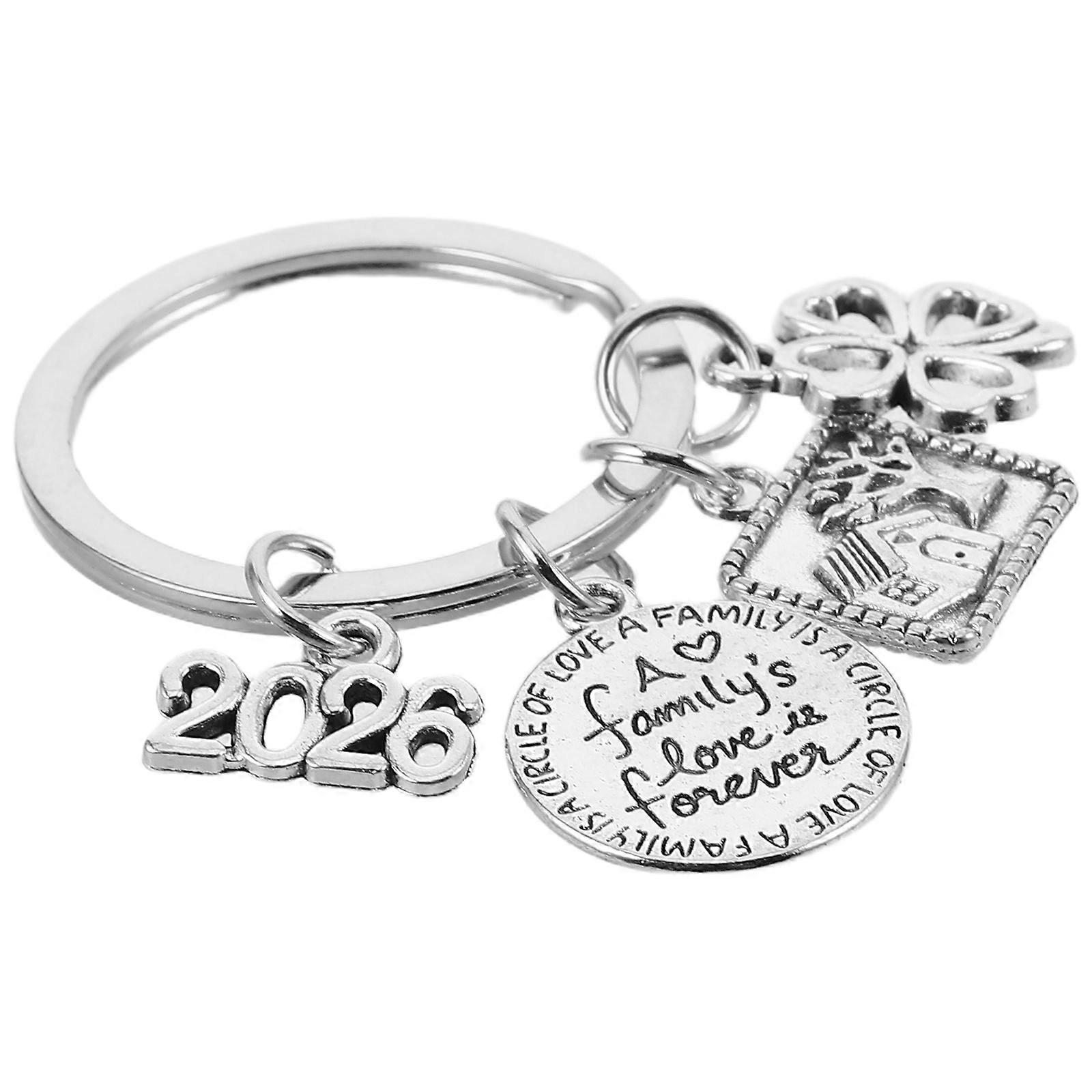 Cute House Shaped Keyring Ornament for First Homeowners – Lightweight Bag Keychain with Pendant, Perfect for Housewarming and Moving In Celebrations