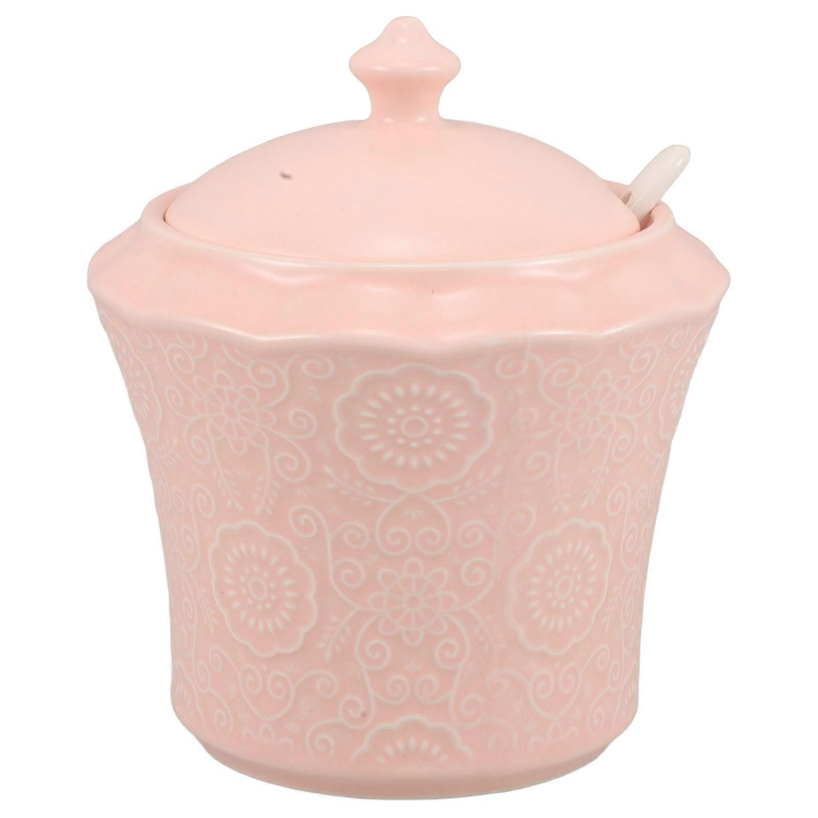 Kitchen Spice Container With Lid And Spoon Elegant Nordic Design Perfect For Effective Debris And Water Protection 1 Set
