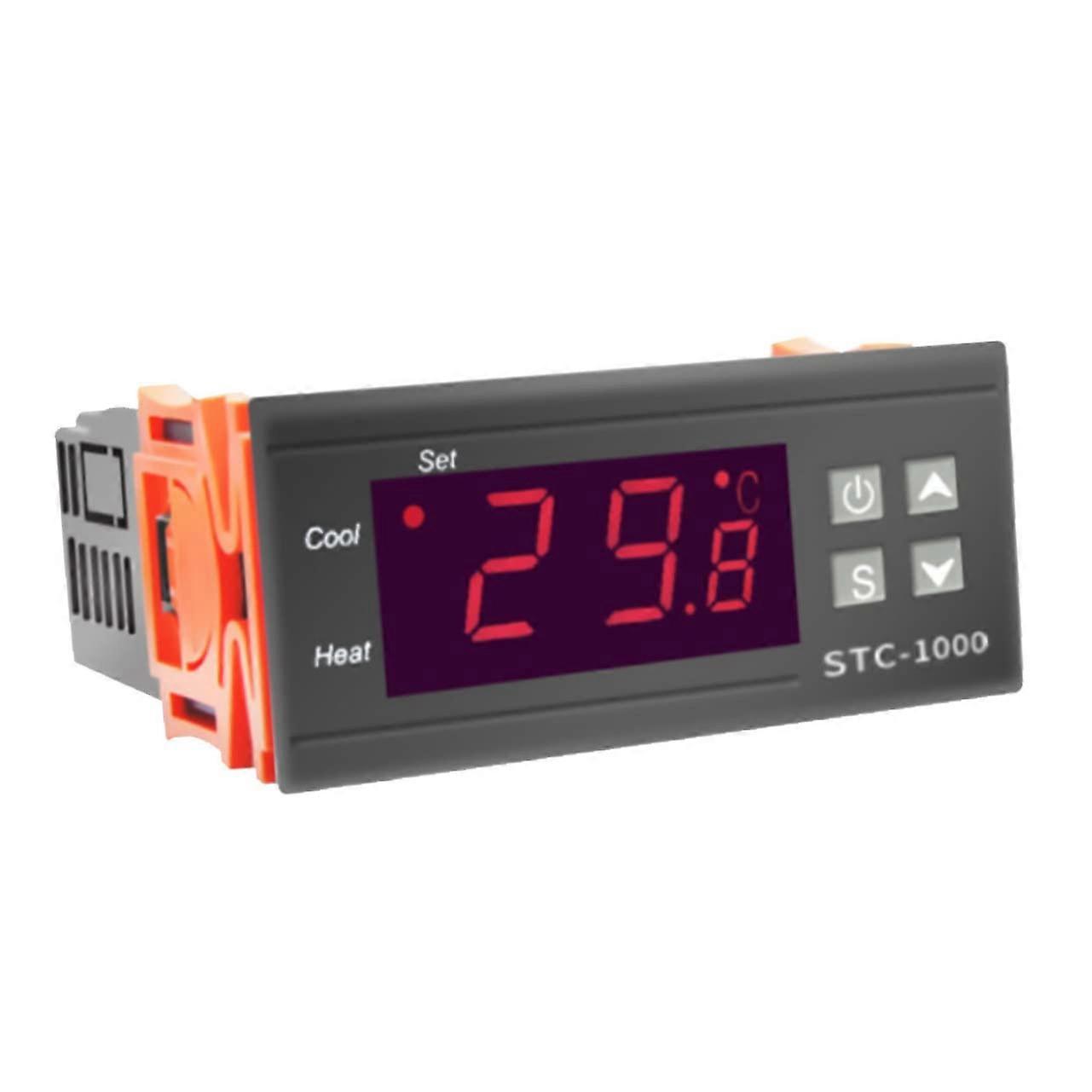 Temperature Controller Thermostat for Fish Tank – Accurate Aquarium Heating and Cooling Regulation 200W, LCD Display, Waterproof