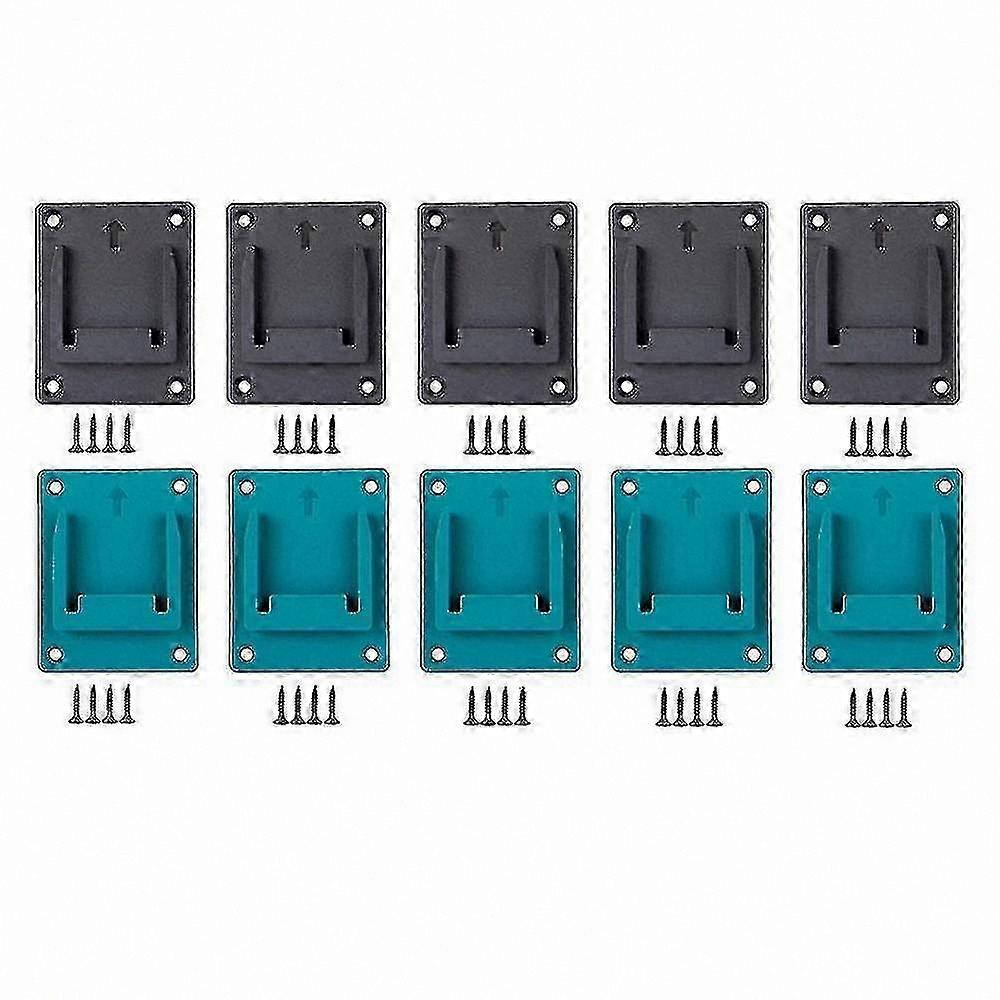 10pcs Wall Mount Storage Bracket for 18V Batteries - In Stock