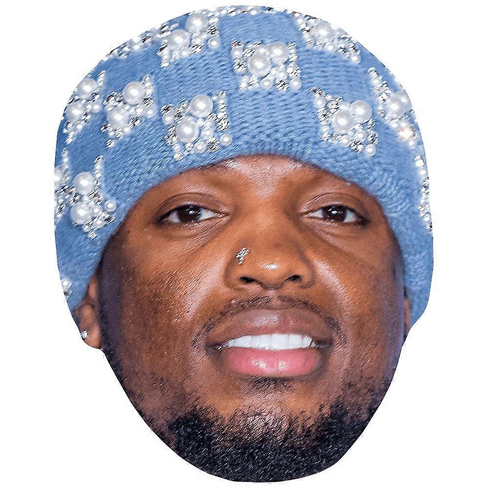 Derrick Henry (Hat) Celebrity Mask, Flat Card Face