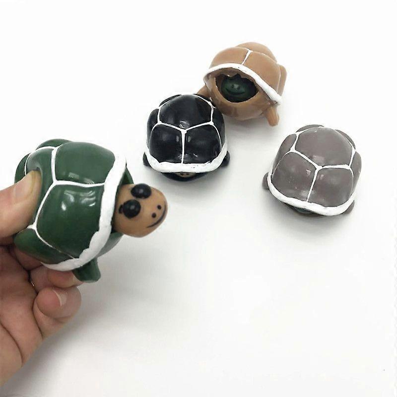 2 Pcs Squeeze Turtle Stress Relief Toys, Unzip Animal Fidget Toys