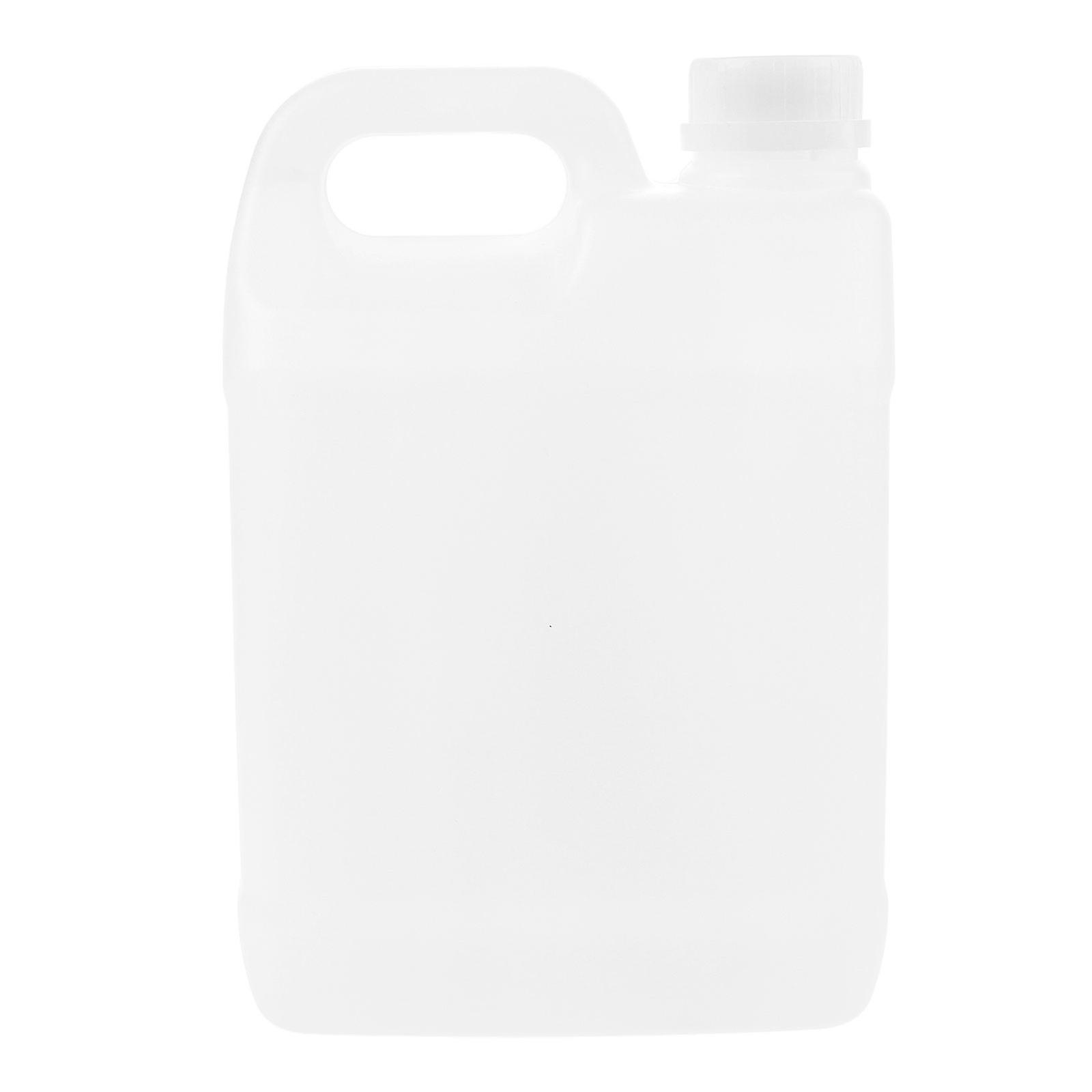 Empty Plastic Jug with Handle for Food Packaging Food Safe Juice Bottle for Home Durable Water Tank Reusable Lidded Container for Liquids 2L