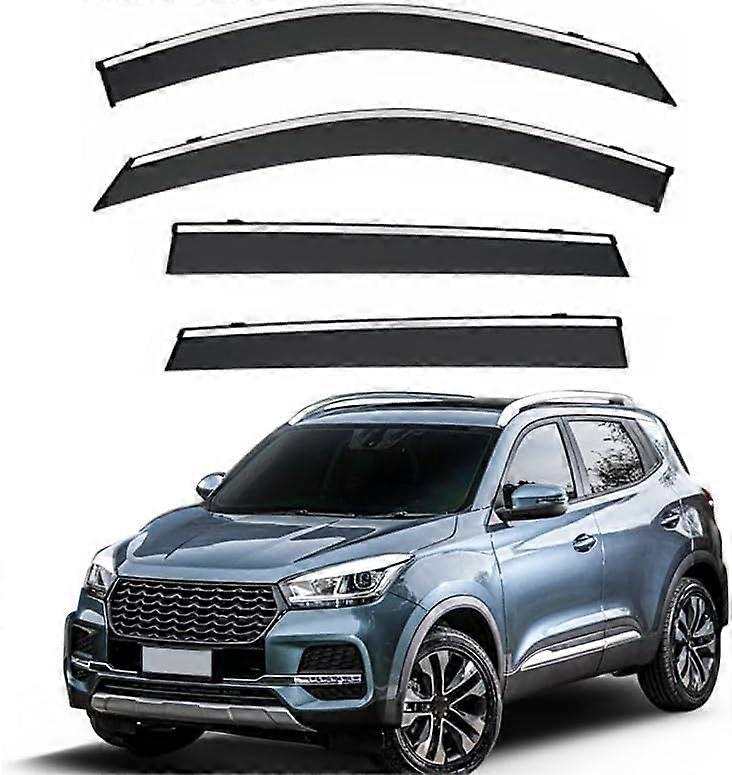 Auto Windabweiser for DR 5.0 Urban SUV MK1 2017 Front and Rear Window Sunshade Rain Guard Durable Accessory