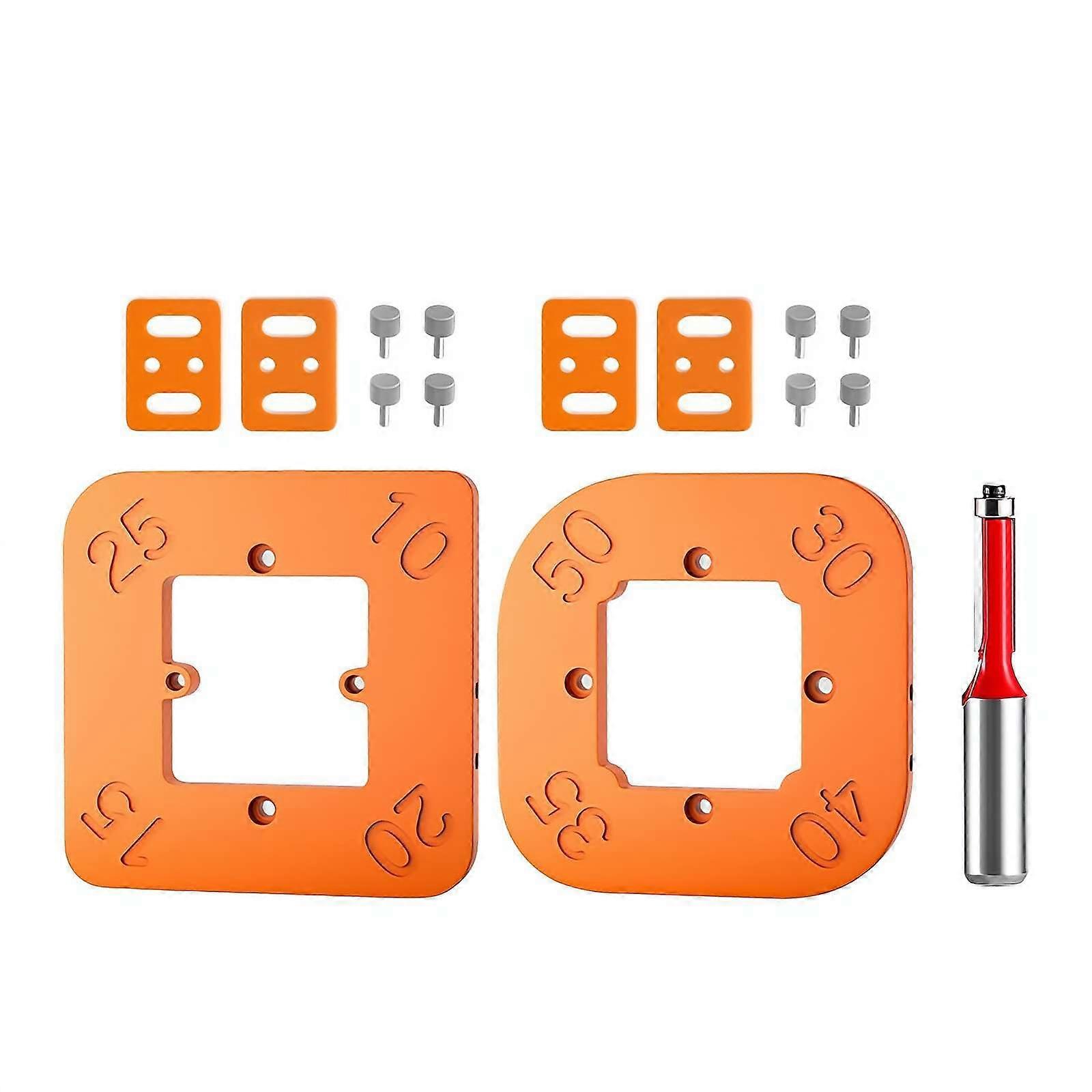 Aluminum Alloy Radius Jig R10R50 for Woodworking Tool Set