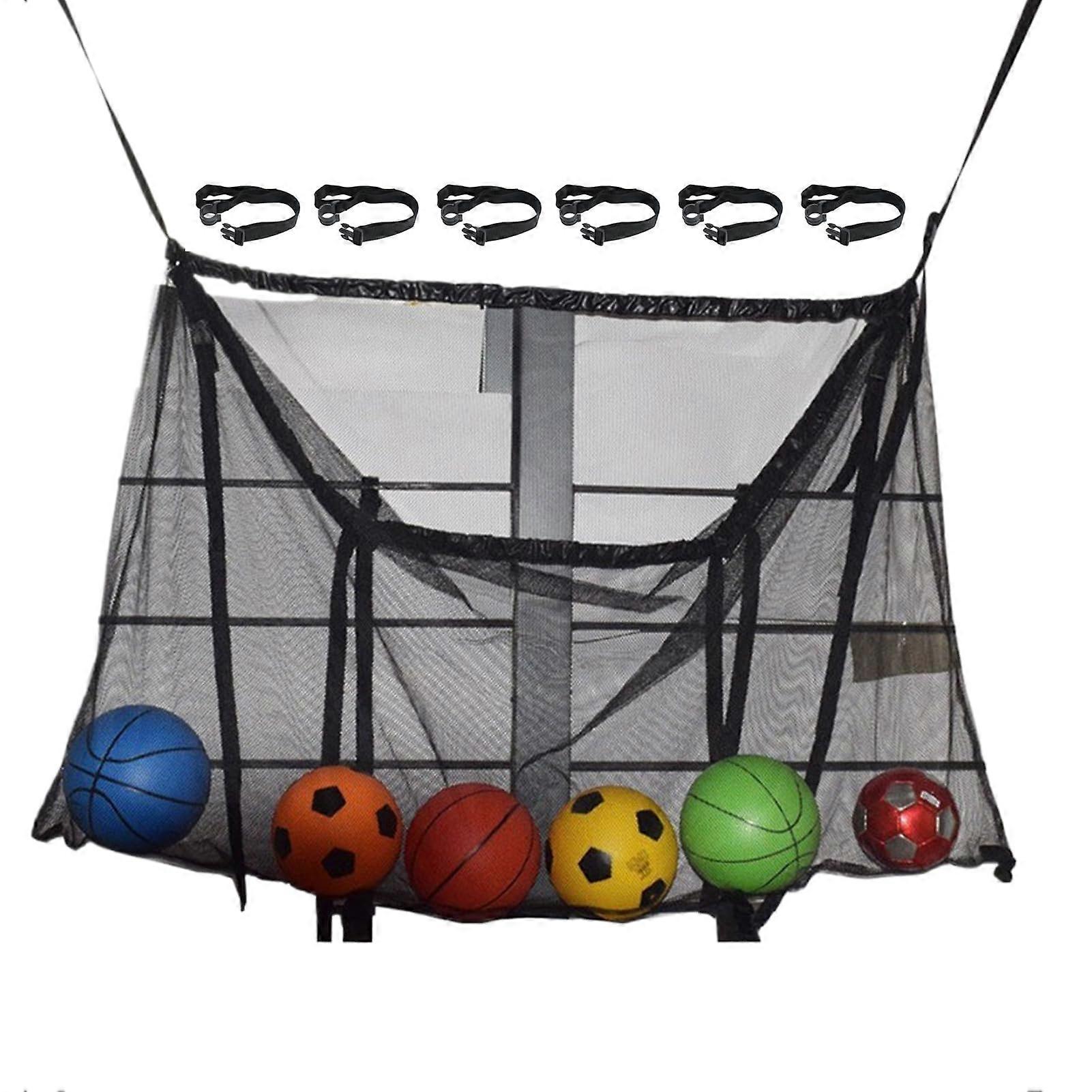 Pool Storage Bag, Foldable Pool Storage Net for Floating Toys, Hanging Storage Bag, Swimming Pool Accessories for Inflatable Pool, 145x84cm