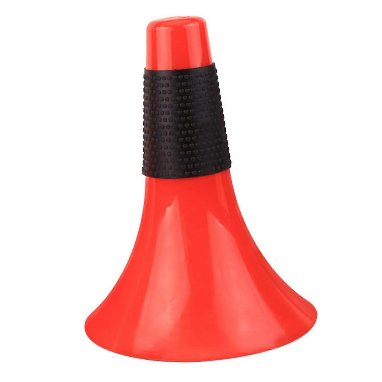 Marker Cones for Football Training - Durable Windproof Agility Obstacle with Tough Horn Design in Black Cover