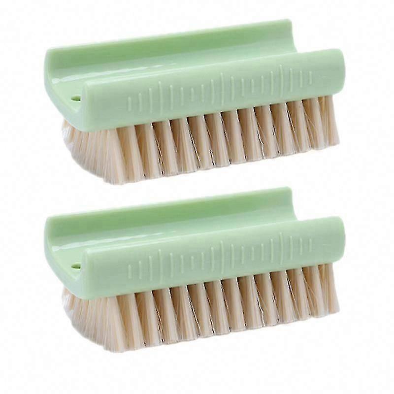 2pcs Laundry Brushes for Washing Clothes - Stain Remover Scrubber