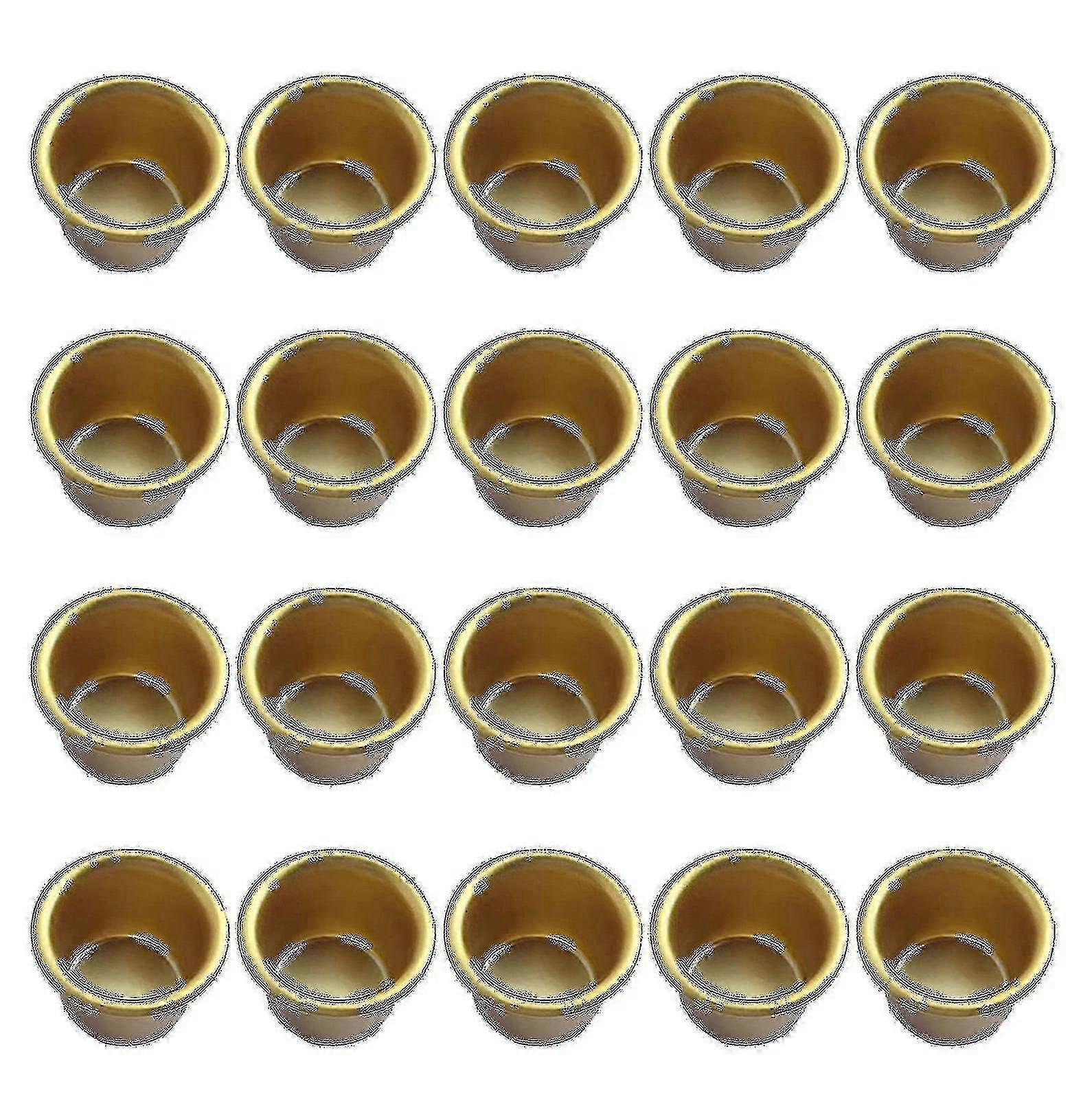 20-pack Metal Candle Insert Holder Set, Compatible With Tree Candle Holders