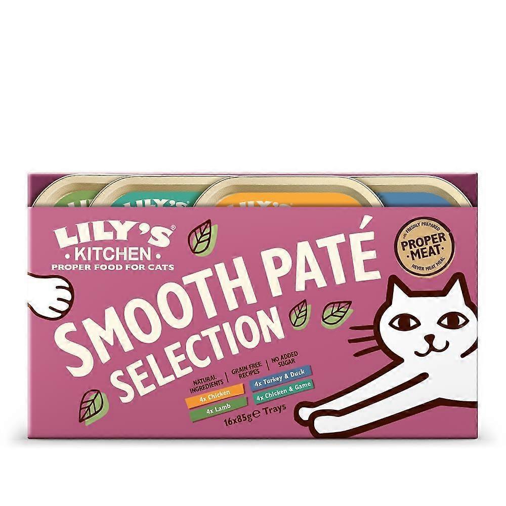 Lilys Kitchen Cat Smooth Pate Multipack 8x85g - 3 Pack