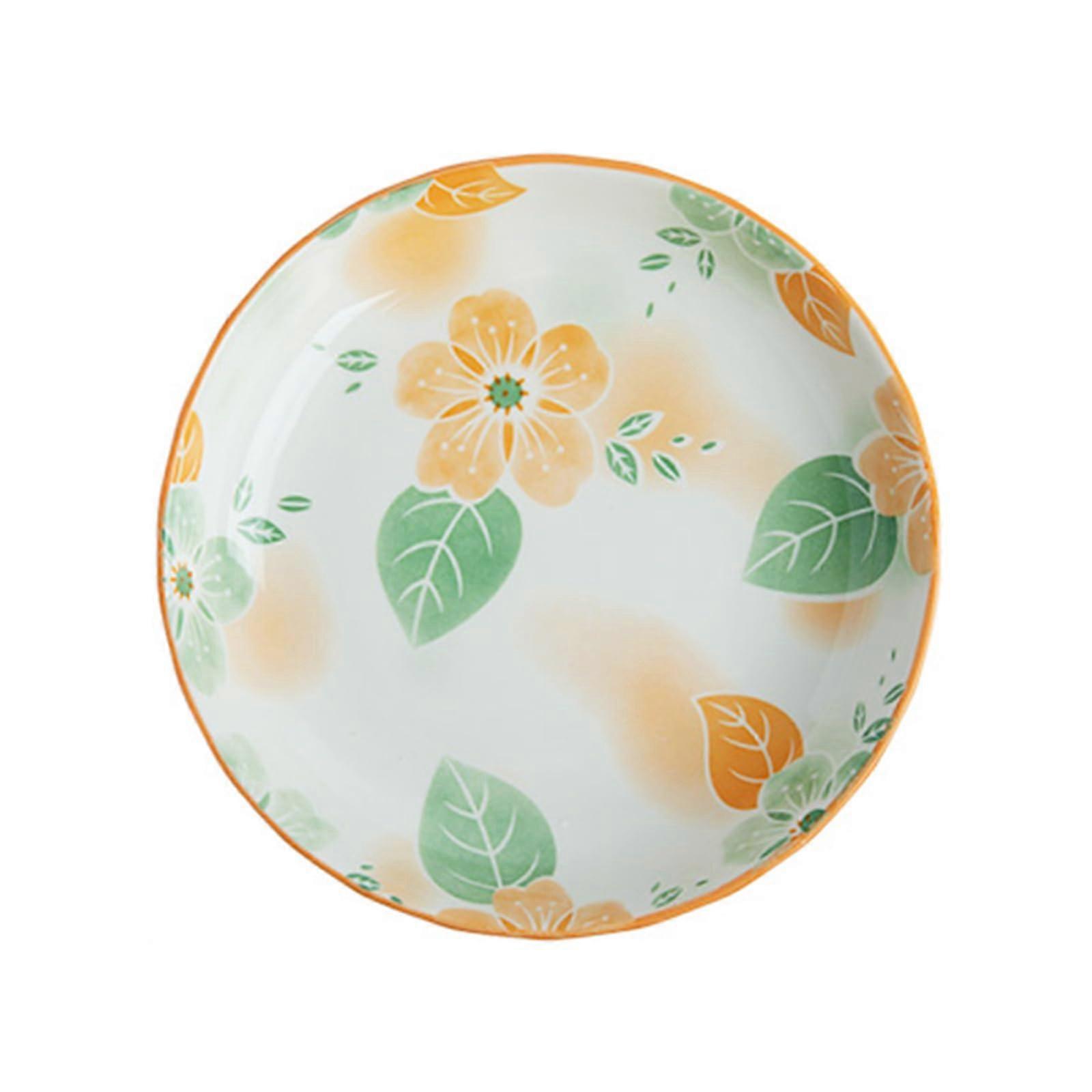 Ceramic Dinner Plates Square 20x20x3.5 cm Color D, Stackable Dinnerware, Salad Pasta Plates For Kitchen Outdoor