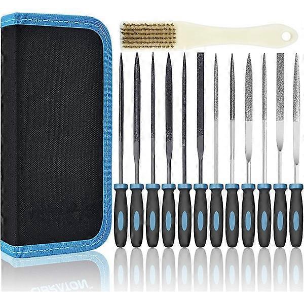 Diamond File, Metal Files, Needle File Set, 13 Pieces Mini Files for Metal, Wood