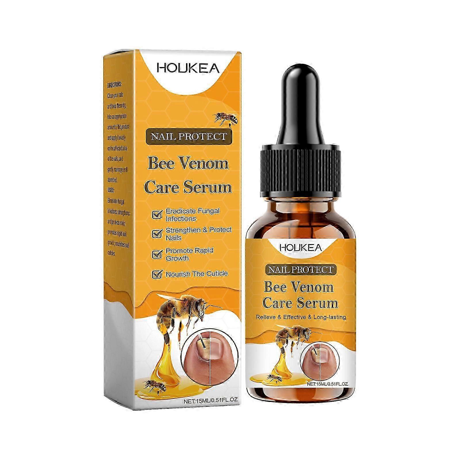 Bee Venom Nail Care Serum, Nail Treatment Serum Nail Support, Multi-Purpose Nail Repair, Ενίσχυση & Προστασία, Προώθηση Ταχείας Ανάπτυξης, Λάδι Περιποίησης Επιδερμίδας