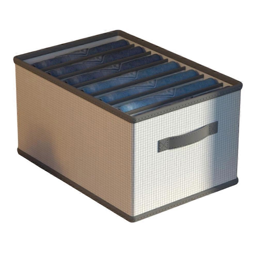 36 x 25 x 20 ס"מ 7 רשת קופסת אחסון בגדים ארגונית מגירות בד לא ארוג לארון חדר שינה