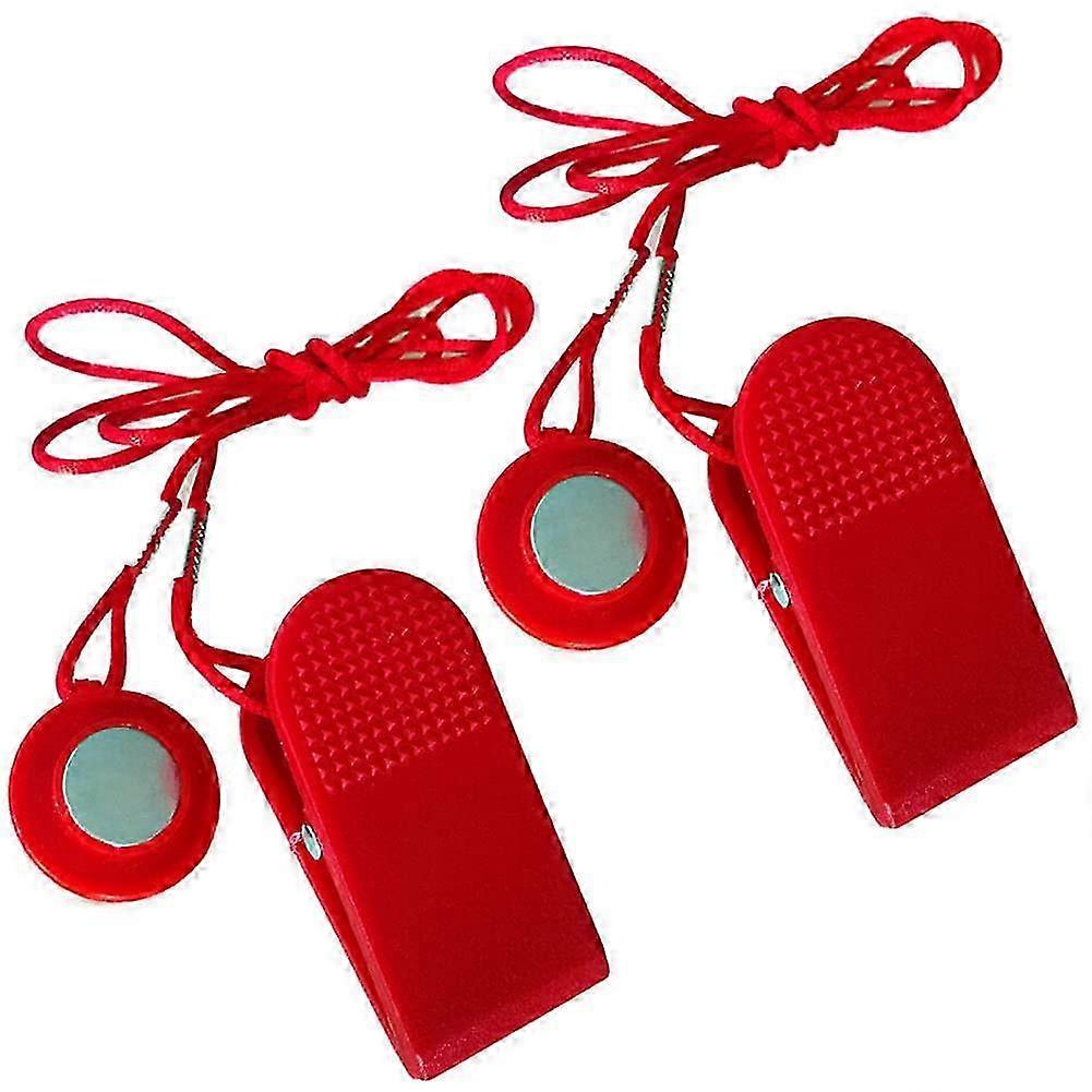 2 x Safety Lock for Treadmills, Treadmill Security Key, Magnetic Sa...