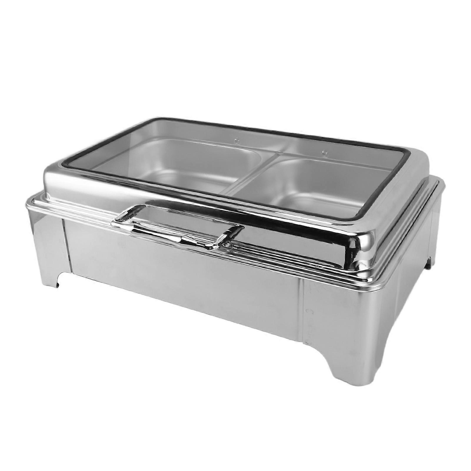 Estufa Buffet Eléctrica 9L Acero Inoxidable 56x36x20cm