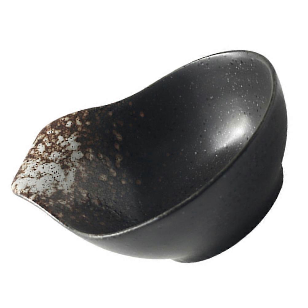 White Ceramic Sauce Dish for Storage Healthy and with Fine Workmanship