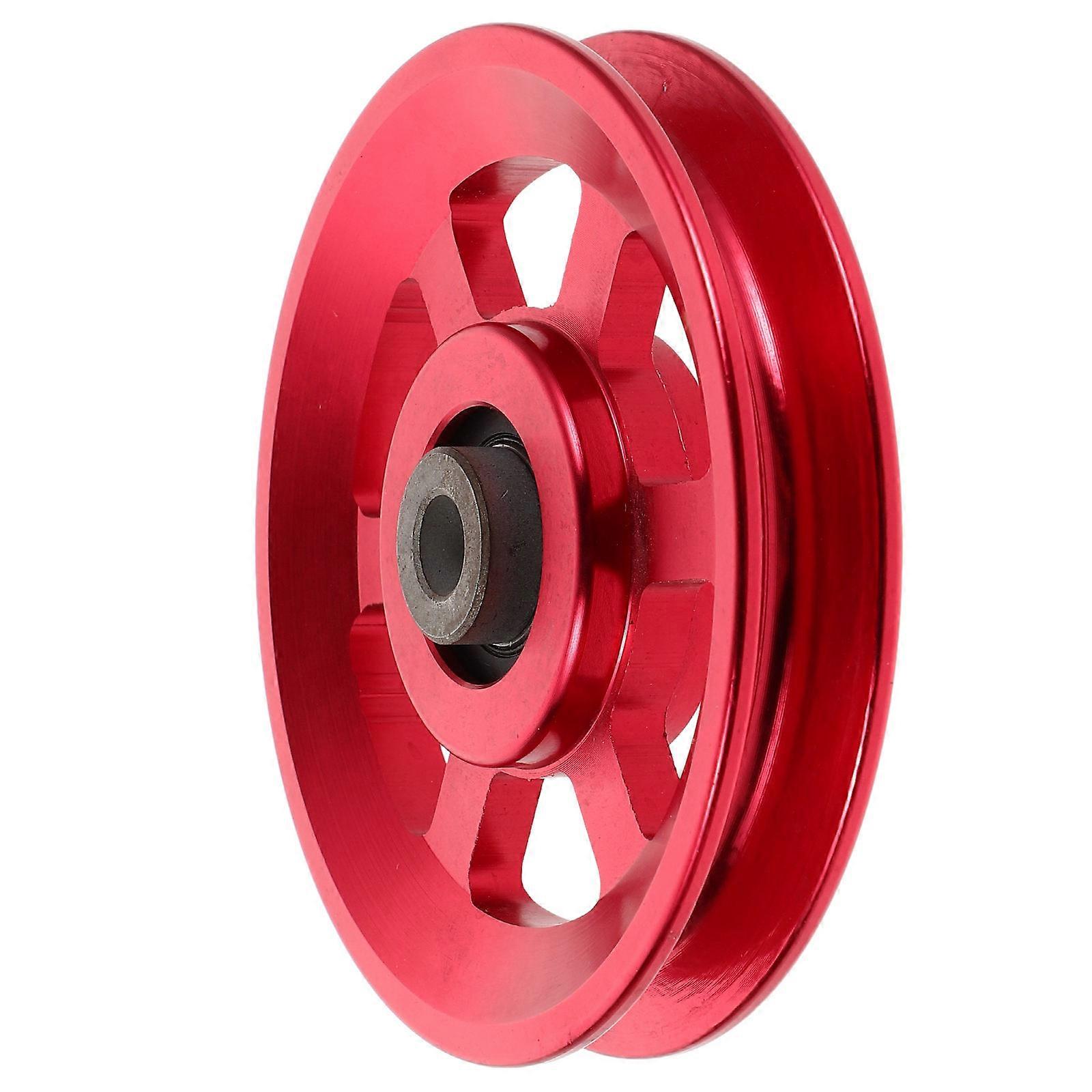 Universal Aluminum Alloy Pulley Wheel with Bearing for Cable Machine Essential Fitness Equipment 1 Set for Gym and Weight Lifting