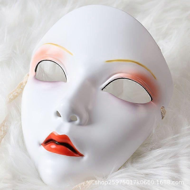 Full Face Mask for Dance Performance Lace Masquerade Mask