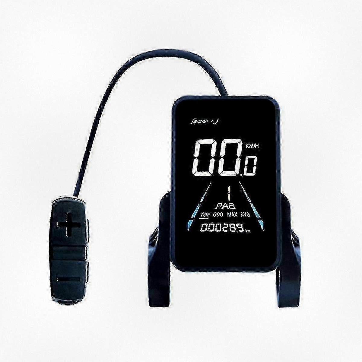 36V-72V e-cykel LCD-skärm, vattentät instrumentbräda datorskärm NC-81F för elcykel
