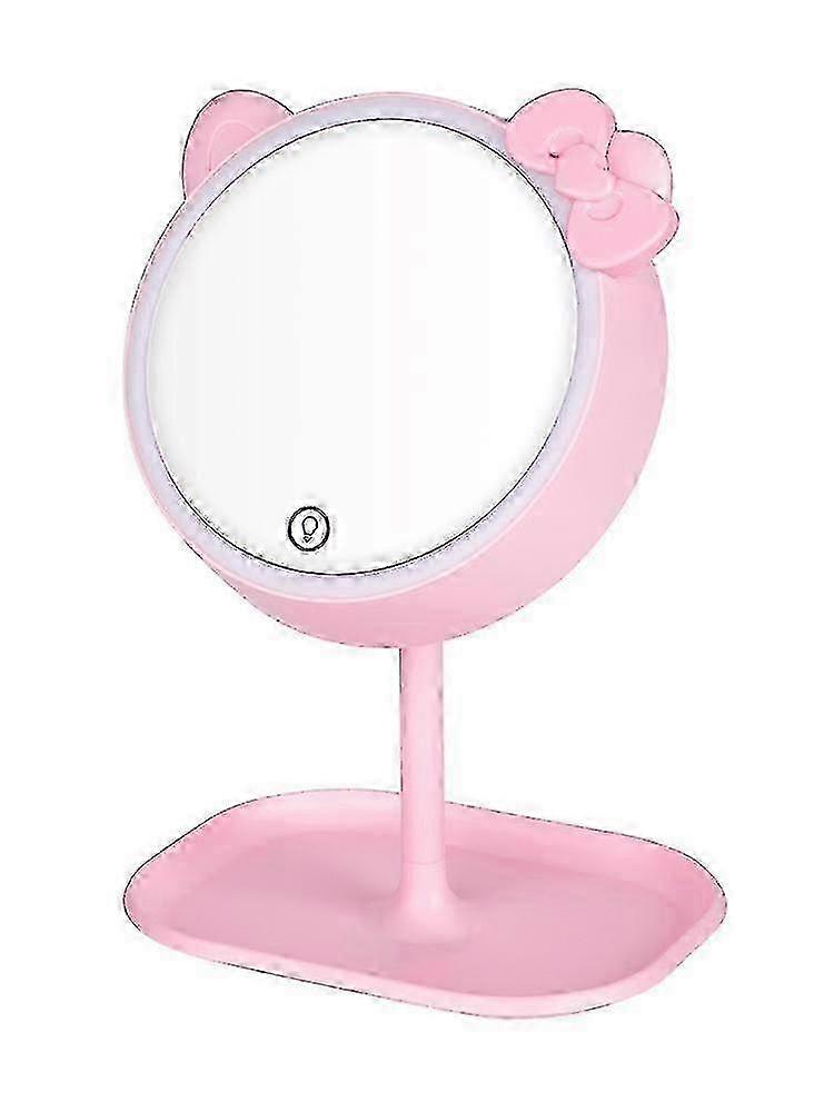 Cat Shape Makeup Mirror with LED Screen Display Vanity