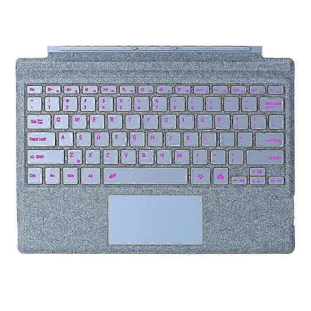 1089D For Microsoft Surface Pro 7+ 7 6 5 4 3 Colorful Backlit Tablet Bluetooth-compatible Keyboard w