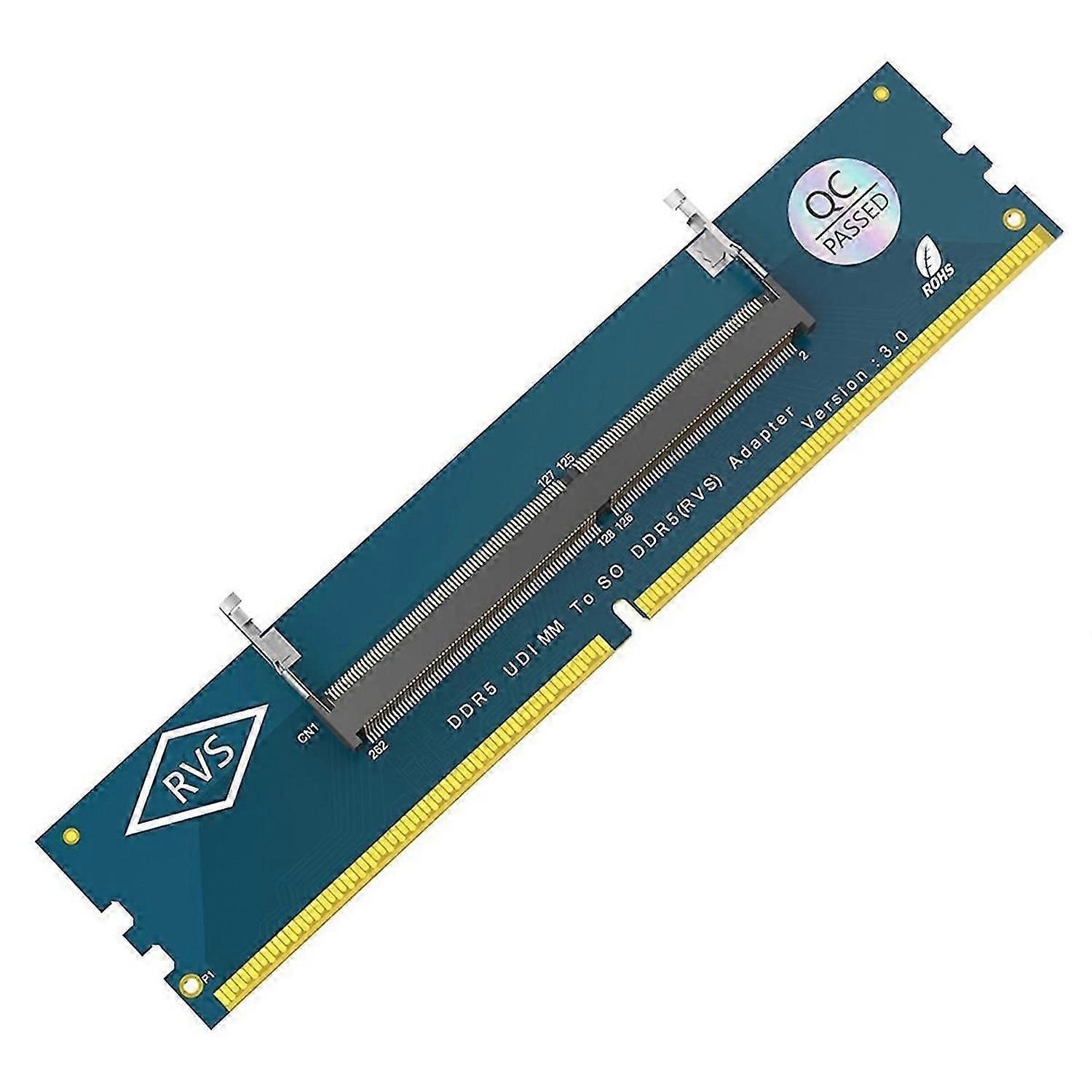 Laptop DDR5 RAM to SO DDR5 U-DIMM Desktop Adapter Card,