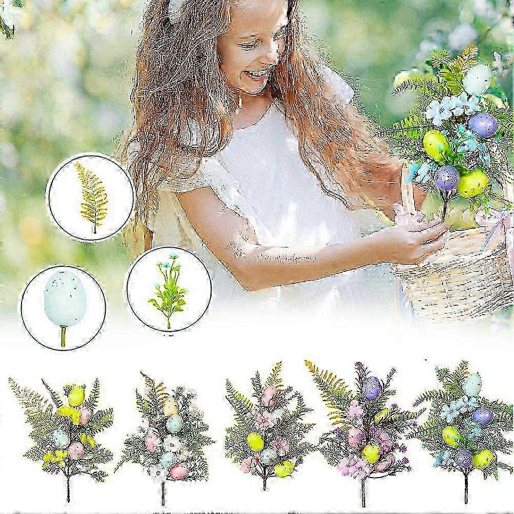 Easter DIY Painted Easter Eggs Simulation Plastic Eggshell Home Decor