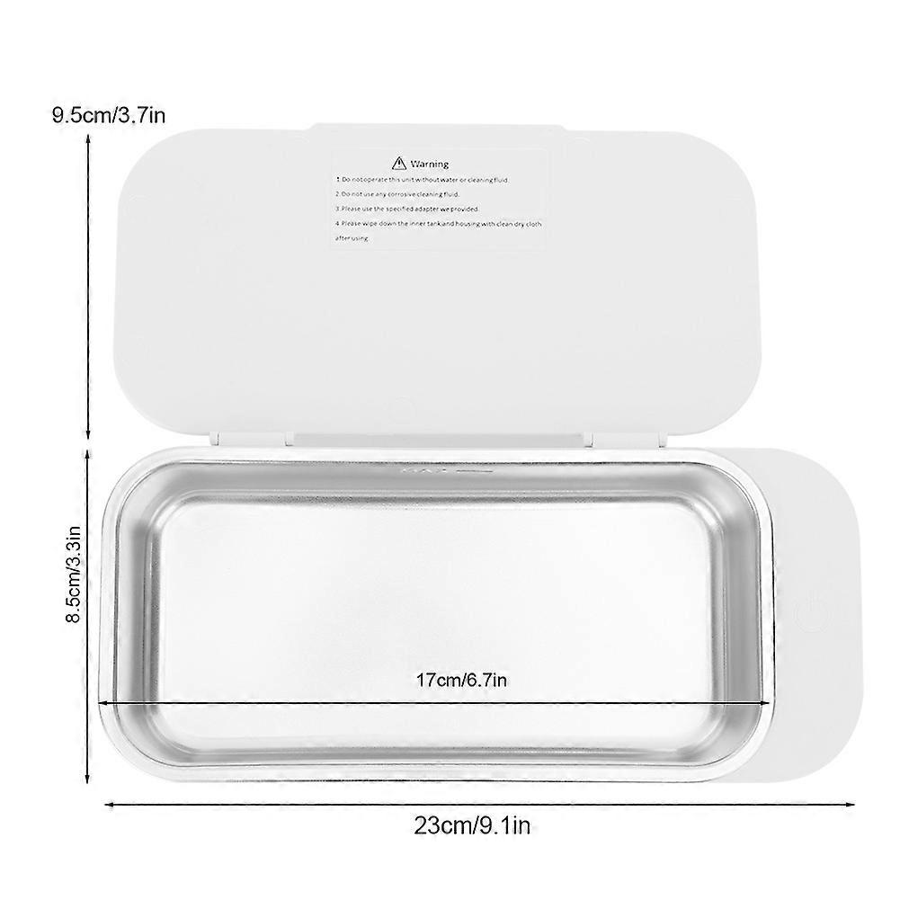40KHz Ultrasonic Glasses Cleaner 450ML High Frequency EU Plug