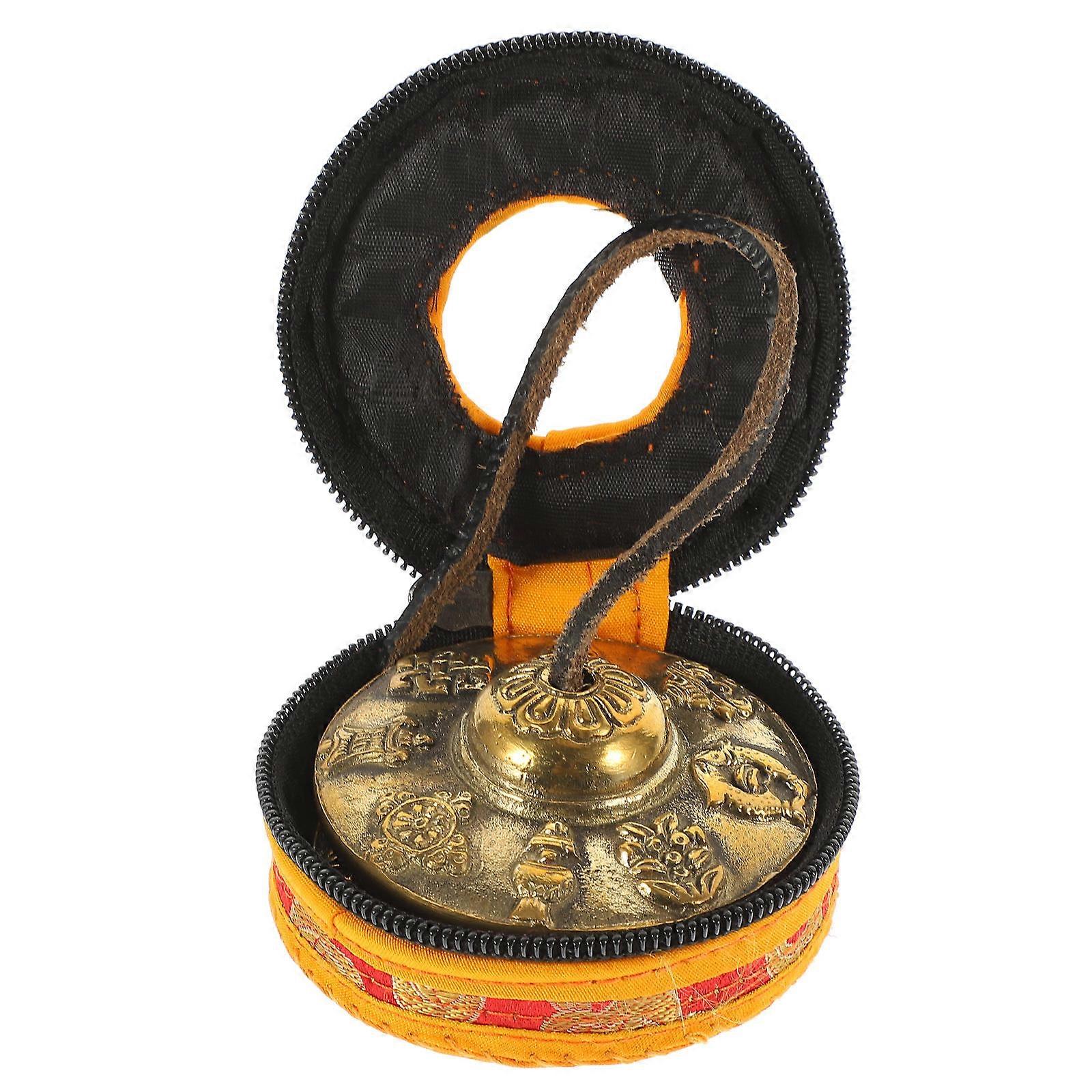 Meditation Bell Bells Hand Cymbals for Home Use 3Pcs Copper