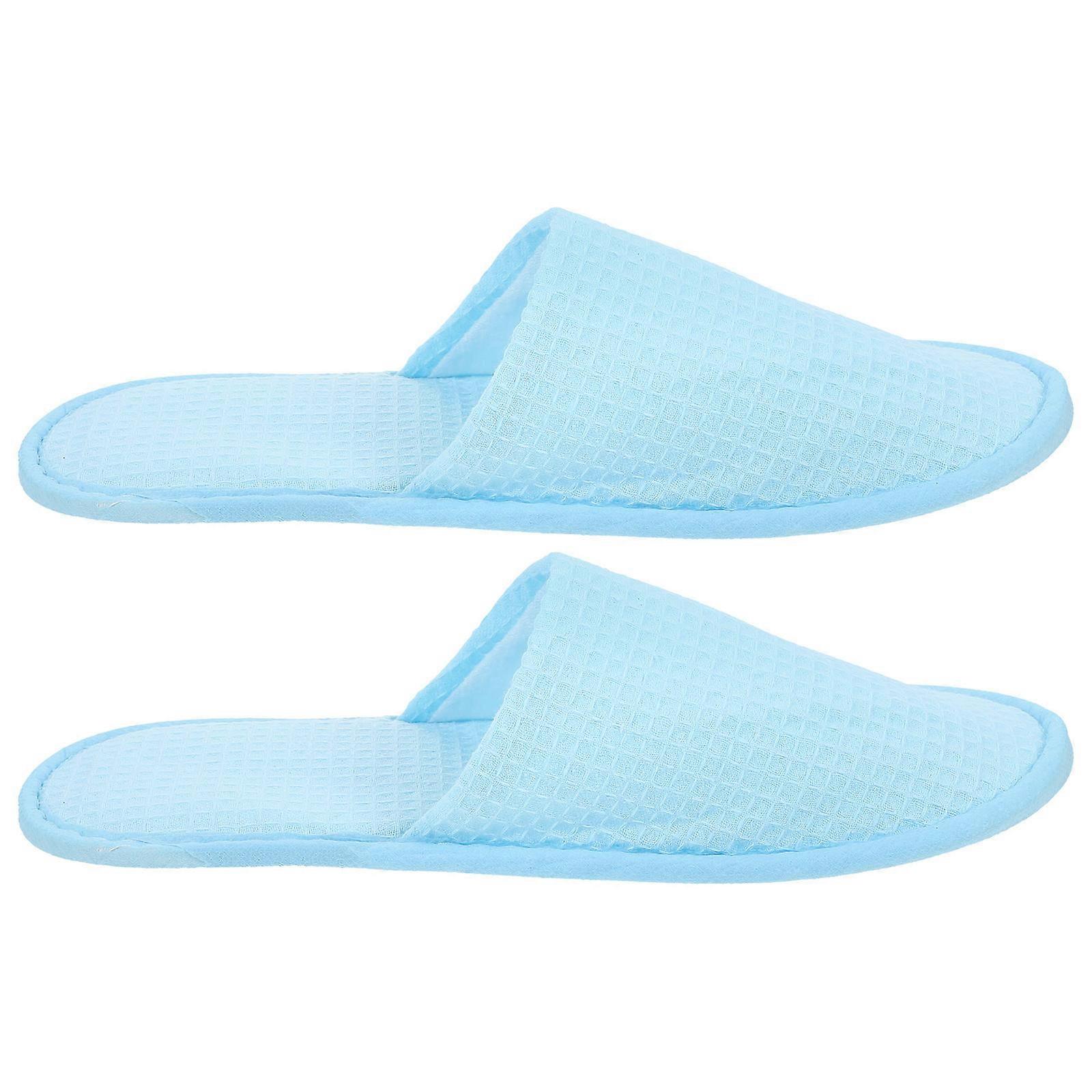 Hotel Slipper Disposable Slippers for Practical Use 1Pair Green