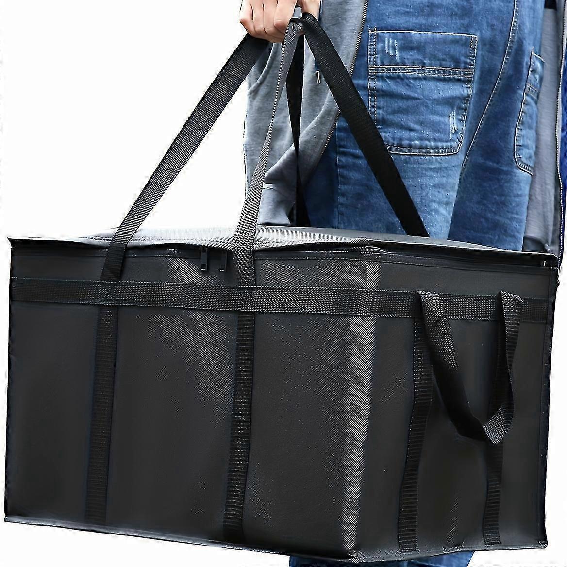 Insulated Food Delivery Bag XXXL DoorDash Red Foldable Durable