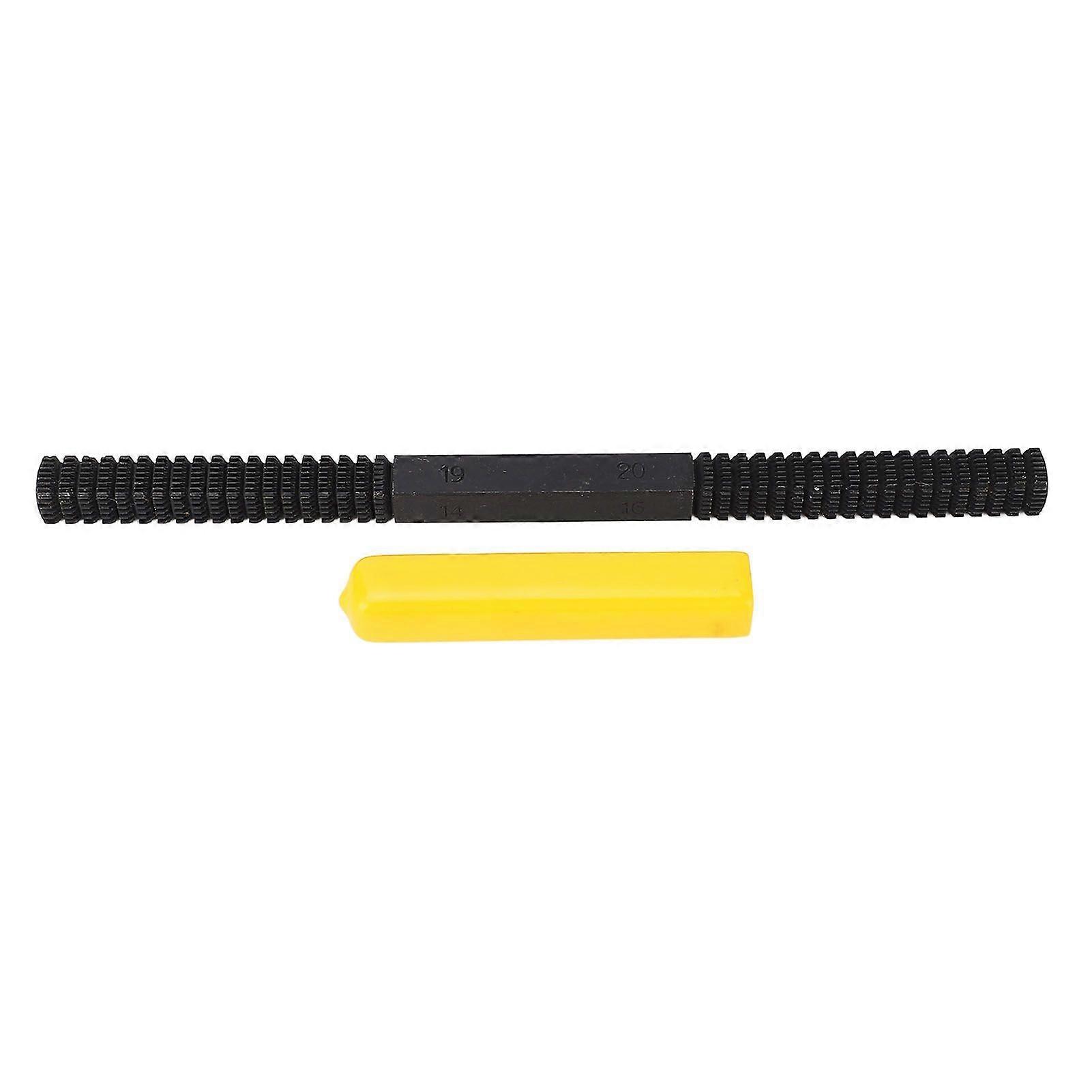 Thread Restoring File Ergonomic Anti Slip High Hardness Steel Thread Repair File BSP/PF