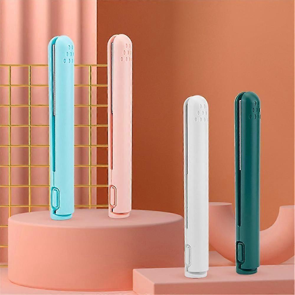 2-in-1 Mini Hair Styler for Curling and Straightening Dual-Purpose Compact Tool
