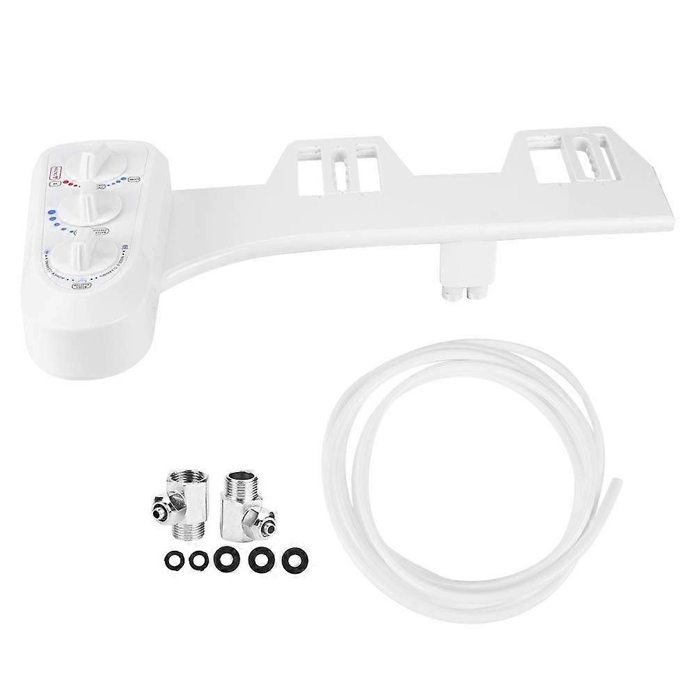 3/8 Thread Bidet Attachment Hot and Cold Water Double Nozzle Toilet Bidet Sprayer Standard