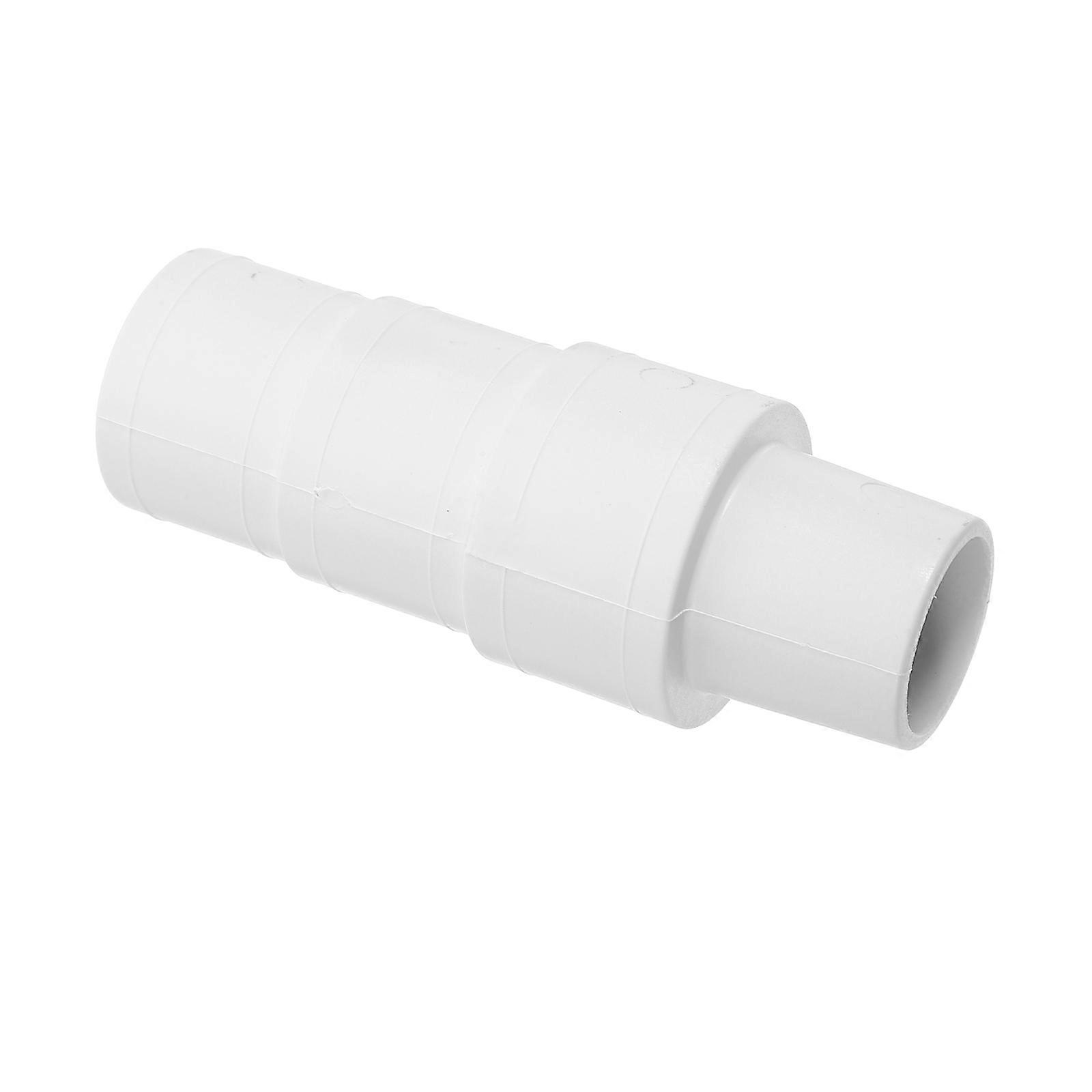 White Pool Hose Connector Adapter for Vacuum Hose Coupling Durable ABS