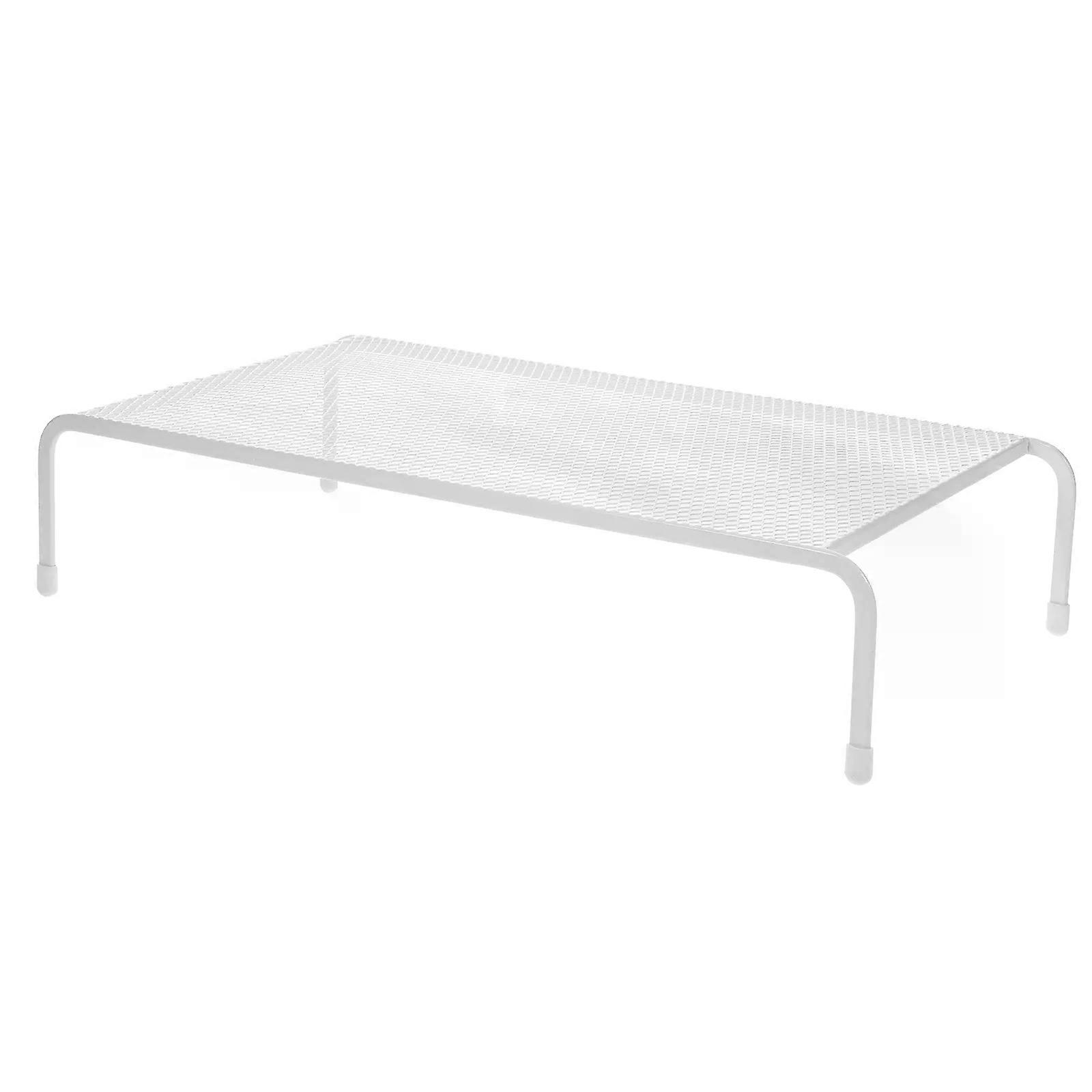 Desktop Computer Elevated Monitor Stand Iron Computer Storage Stand Desktop Monitor Riser Lifting Rack Office Desk Storage Rack