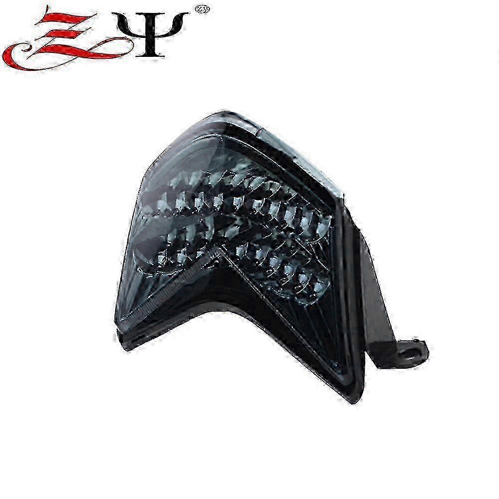 LED Modified Brake Band Turn Signal Taillight for Kawasaki ZX-6R 05-06 & ZX-10R 06-07 - Custom Motorcycle Lighting Upgrade