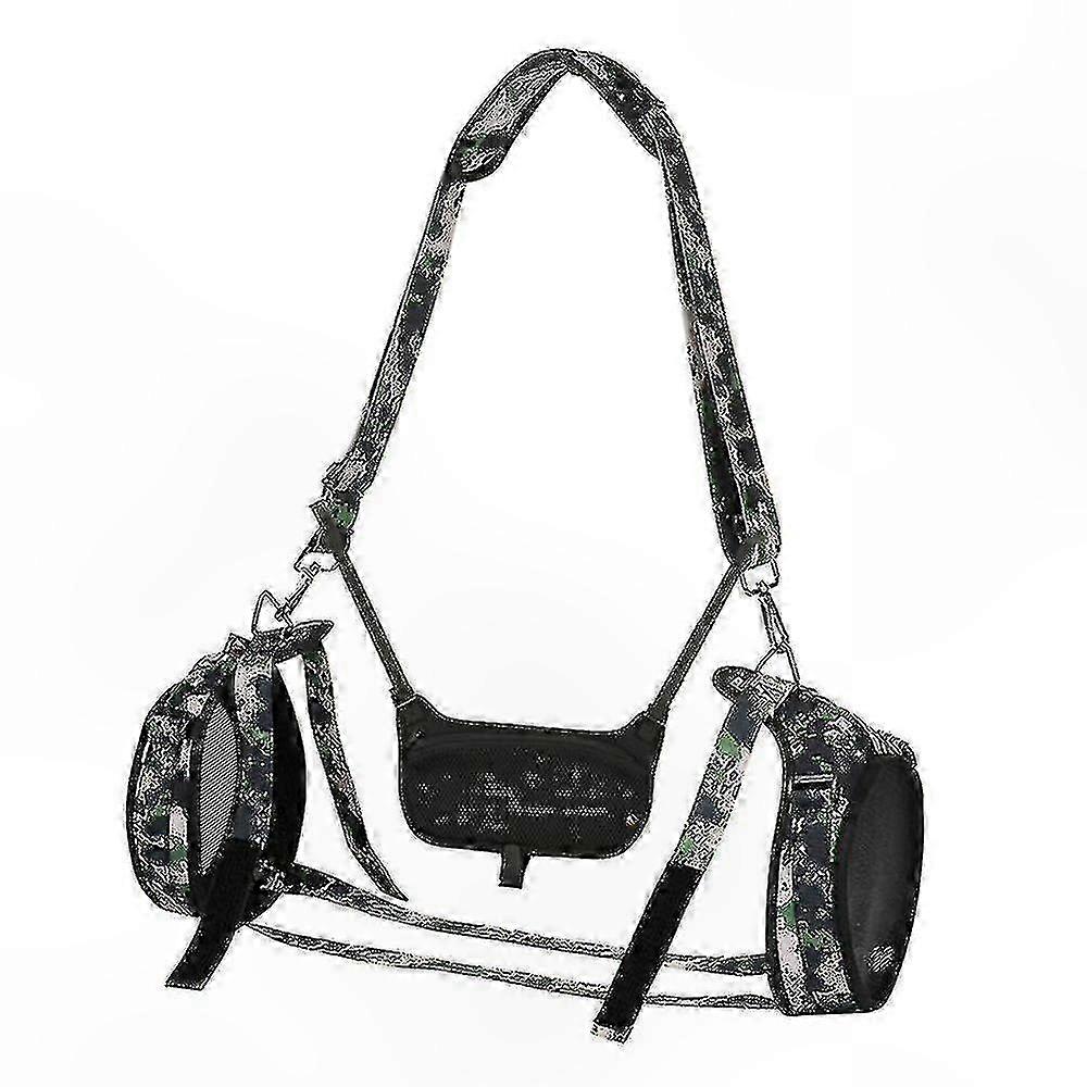 Portable Speaker Bag with Detachable Strap - Protective Mesh Cover for Boombox 3