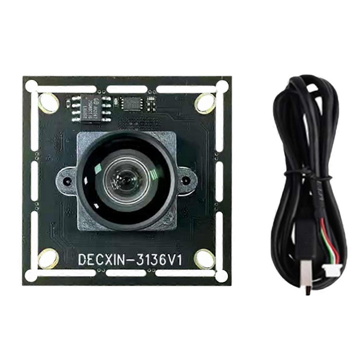 12MP IMX577 USB 2.0 Camera Module 100 Distortion-Free 4K/30fps Wide-Angle for Video Conferencing F