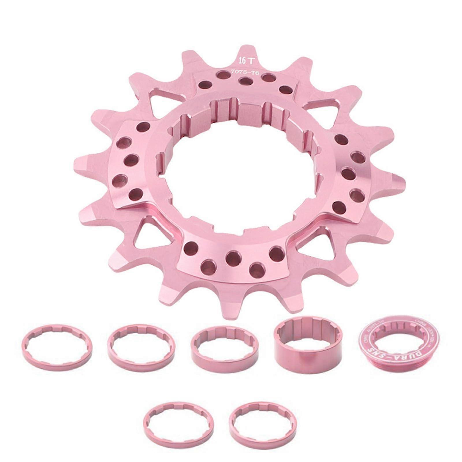 Single Speed Cassettes With Spacer And Locking Rings, 16T 18T Conversion Kits For Multiple Speeds