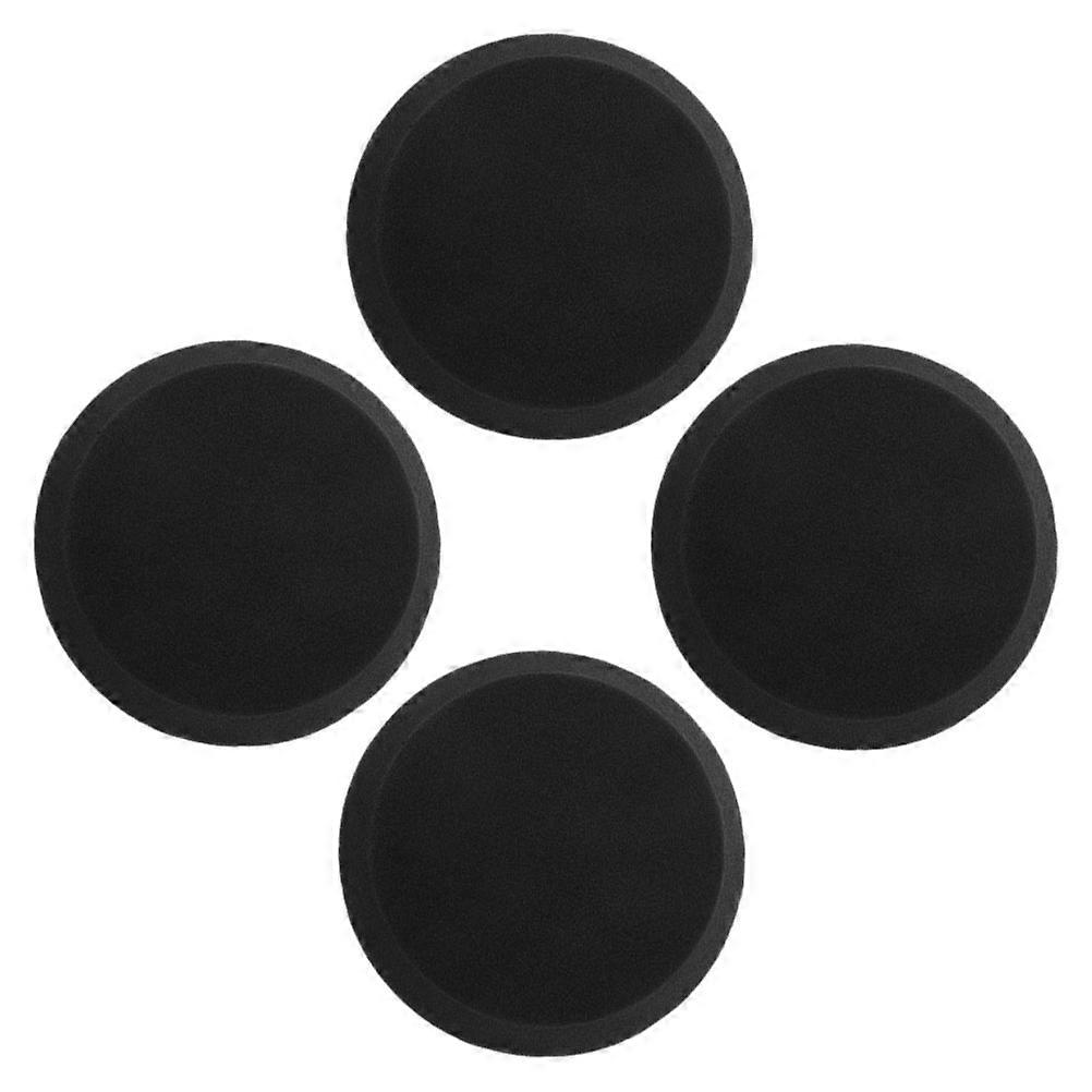 Black Angled Edge Sponge Car Waxing Pad for Polishing and Buffing 4Pcs