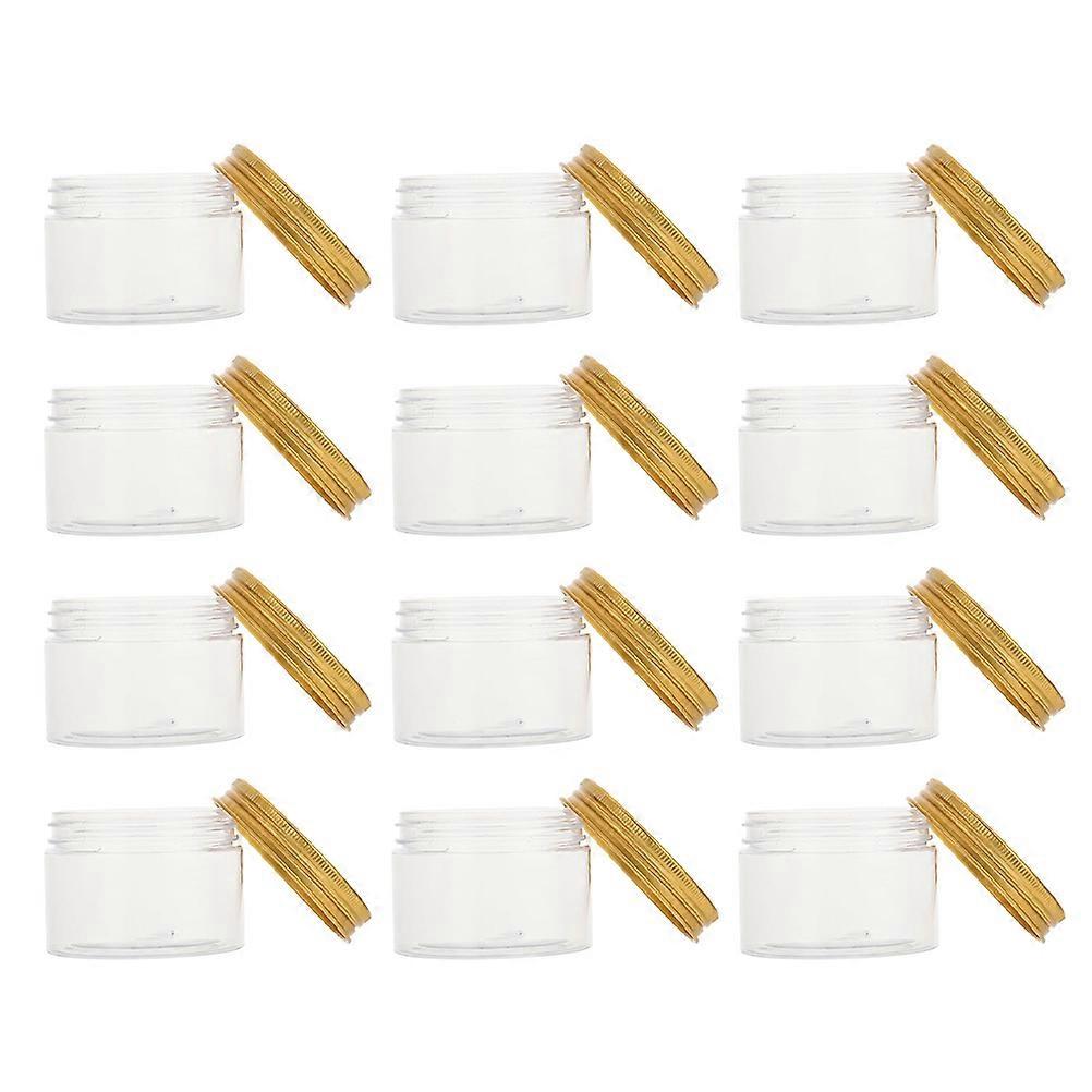 Empty Cream Bottle Refillable Face Cream Container for Storage 12Sets