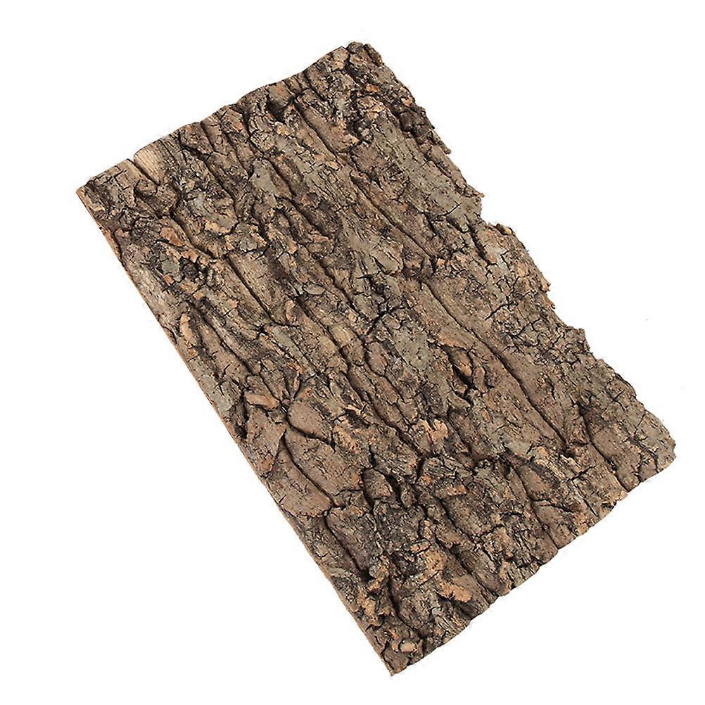 Naturalistic Reptile Bark Terrarium Decoration Ideal For Turtle Basking Platform 30X20X2CM 3Pcs