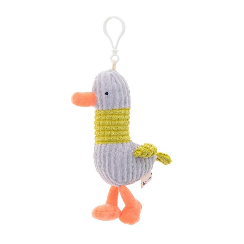 Seagull Key Ring Plush Hanging Decoration for Keys 3Pcs