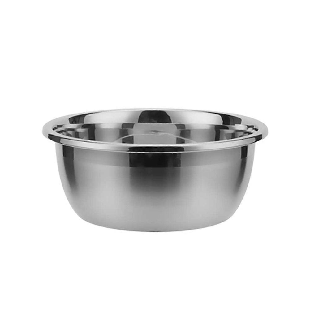 Big Stainless Steel Bowl Multifunctional Mixing Bowl Set Space Saving Stackable Design Freezer Safe 16cm 1Set