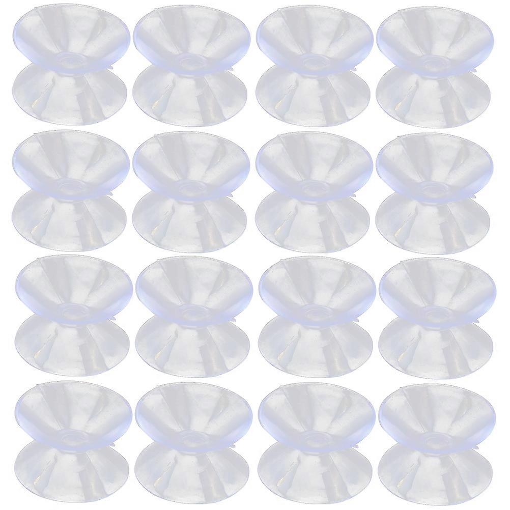150Pcs Transparent Rubber Pads Double-Sided Sucker Stick for Desk