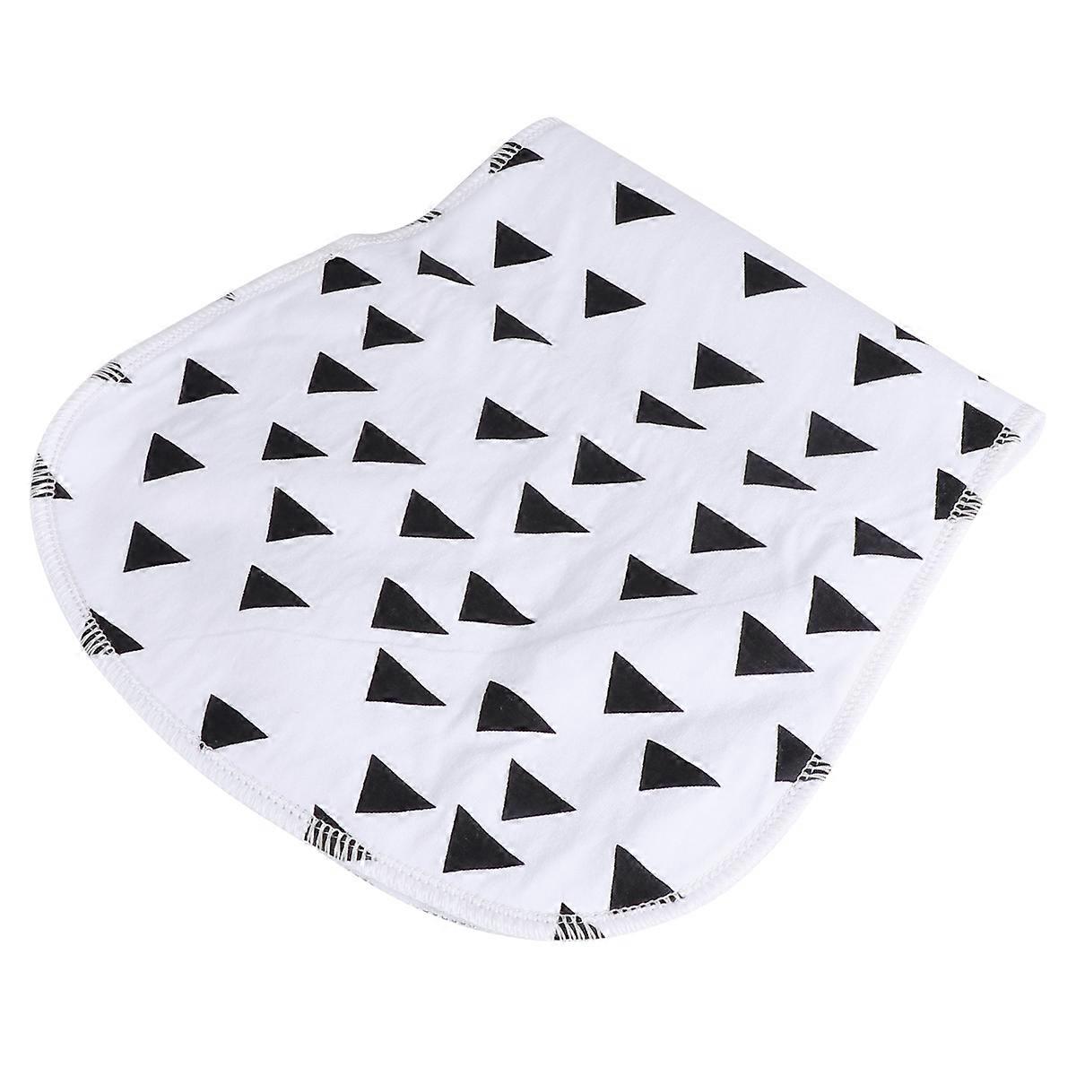 3 Pcs Newborn Babies Triangle Shaped Burp Cloths For Feeding Time Three-Layer Absorbent Spit Up Protection